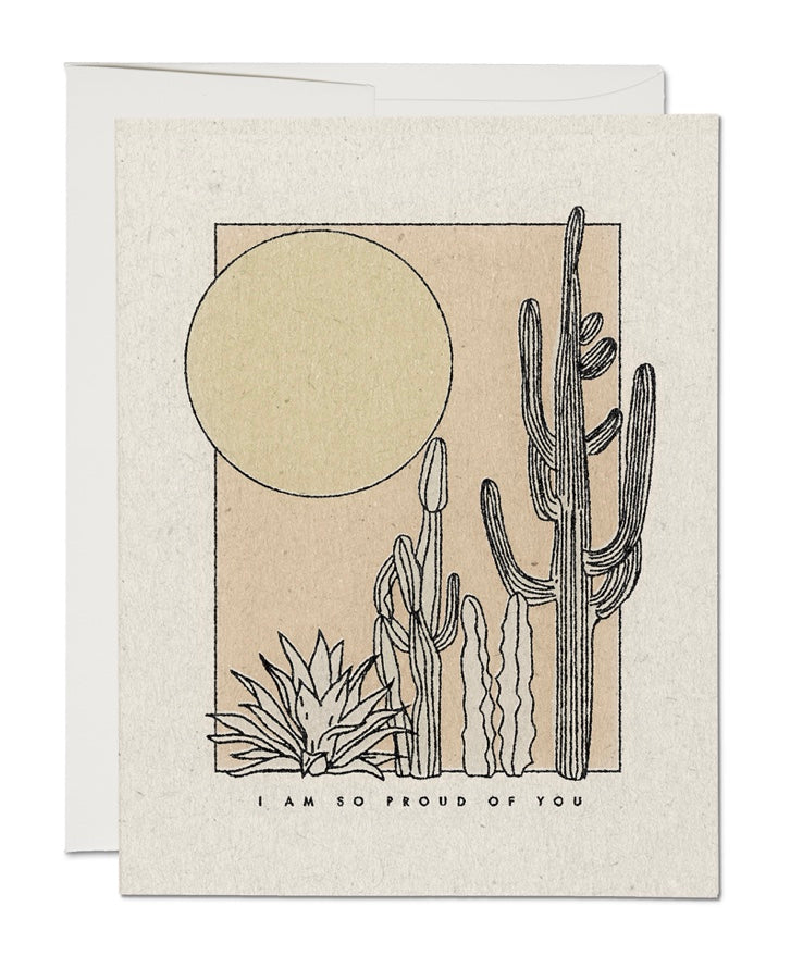 Desert Sunrise Proud of You Card