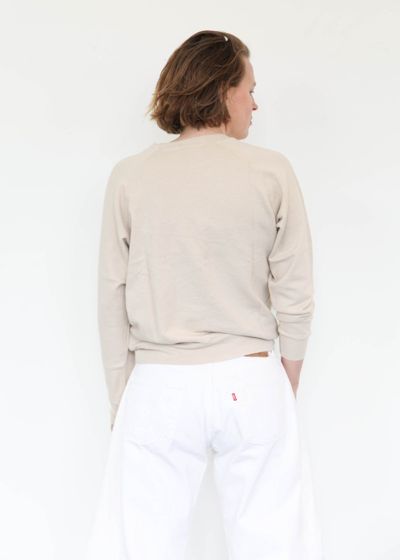 Crewneck Sweatshirt - Tan Overdye