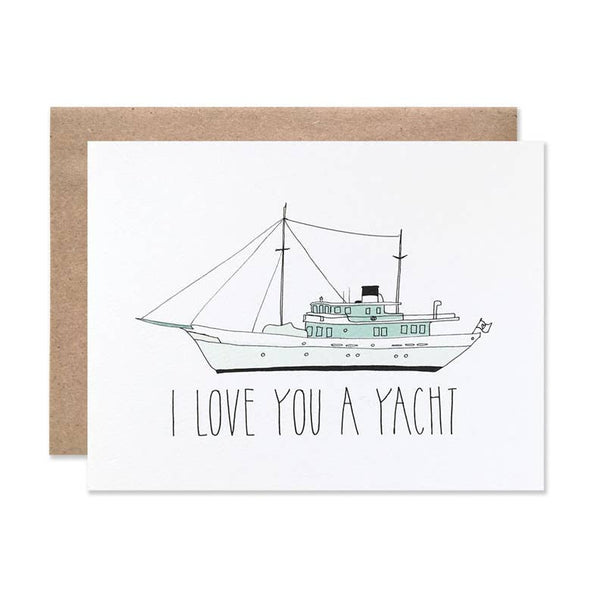 SALE / Love You A Yacht Card