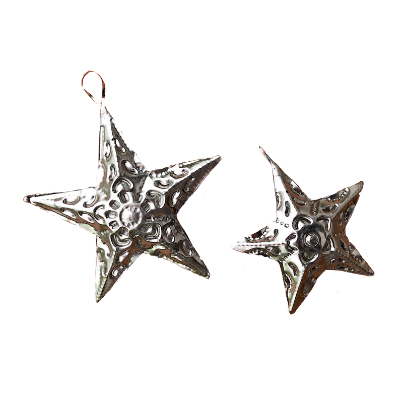 Traditional 5 Point Tin Stars