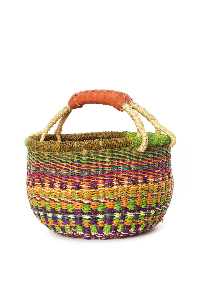Baby Ghanaian Mini Bolga Basket - Assorted Colors