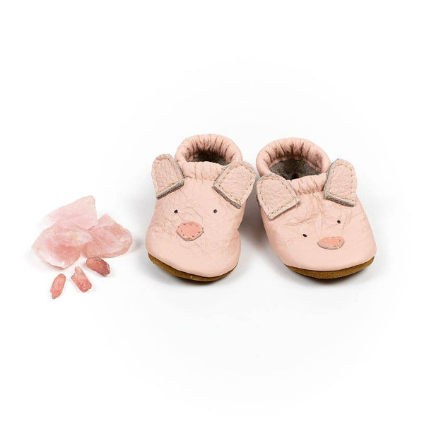Pink Bear Critters Leather Shoes