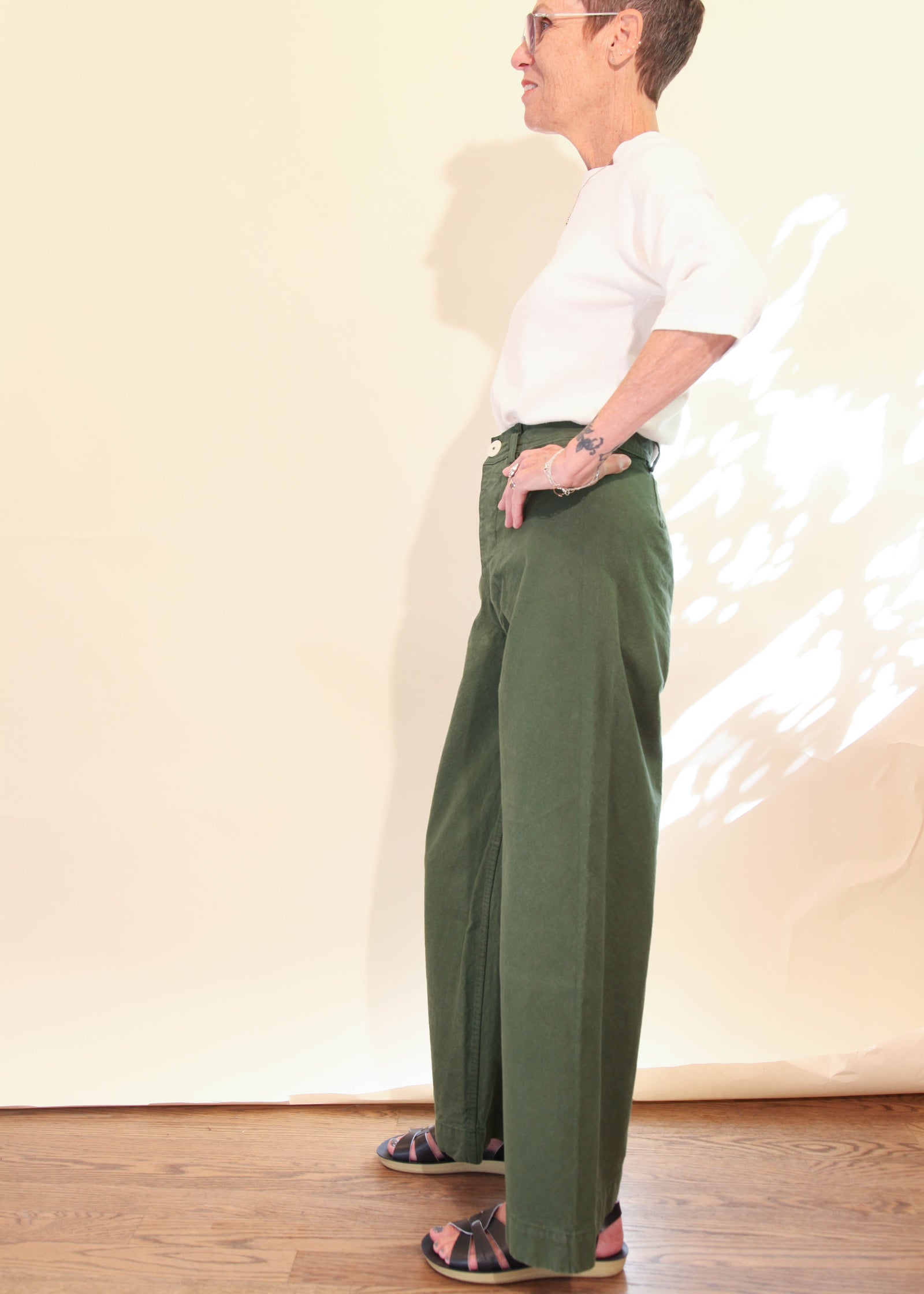 Sailor Pant - Olive – Abigail Rose & Lily Too