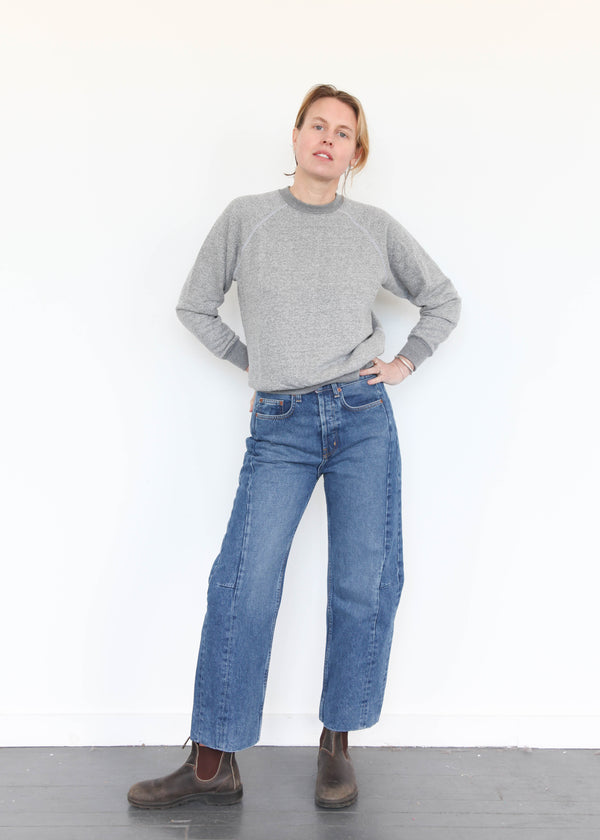 French Terry Sweatshirt - Heather Grey