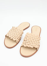 Zig Zag Sandal - Natural