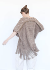 Handwoven Leno Top - Taupe