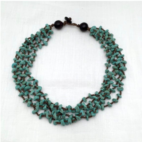 Santo Domingo necklace - turquoise