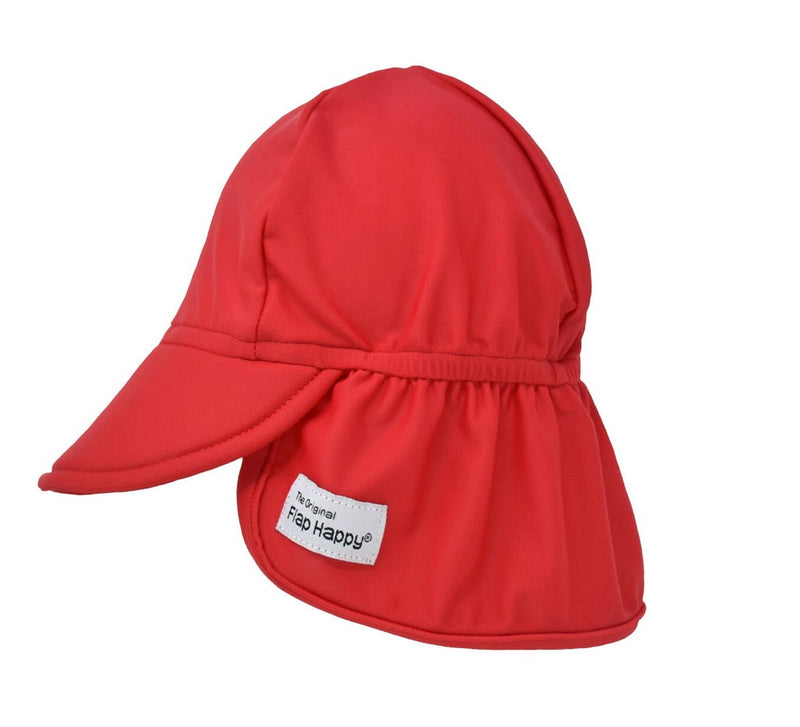 Kids Swim Flap Hat - Red