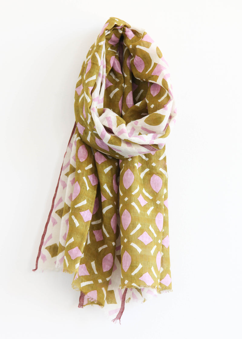 Henna Small Motif Scarf - PS2361