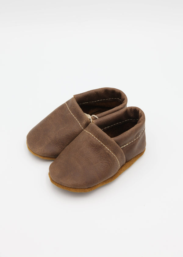Carob Loafer Leather Shoes