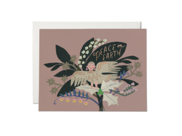 Peace On Earth Ladybird Card