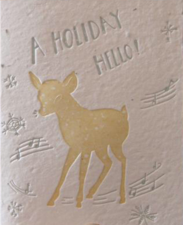 Holiday Hello Plantable Card