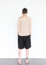 Sun Shorts Linen - Black