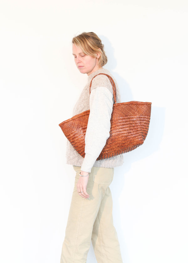 Arcot Basket Bag - Tan