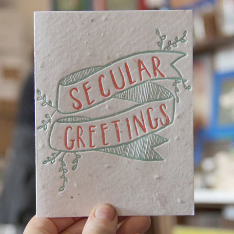 Secular Greetings Card