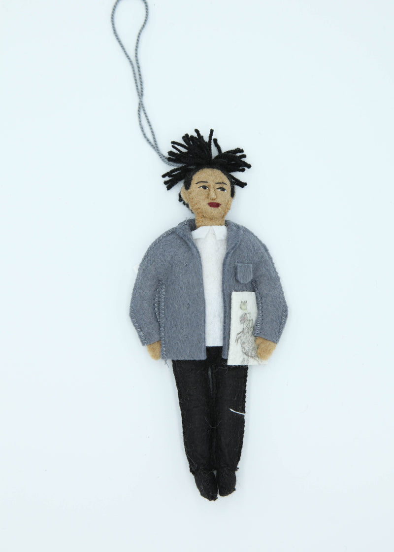 Jean Michel Basquiat Felt Ornament