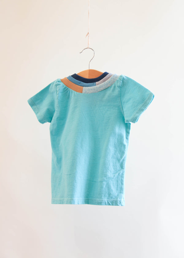 Kids Mosaic T-Shirt - Turquoise